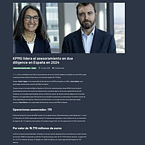 KPMG lidera el asesoramiento en due diligence en Espaa en 2024